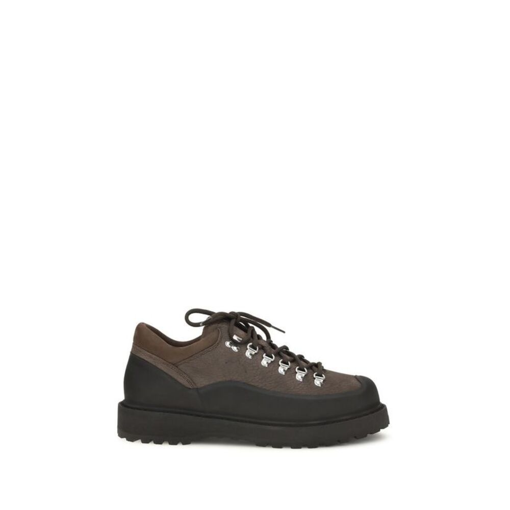 Diemme Brown Calf Leather Bos Taurus Men's Sneakers